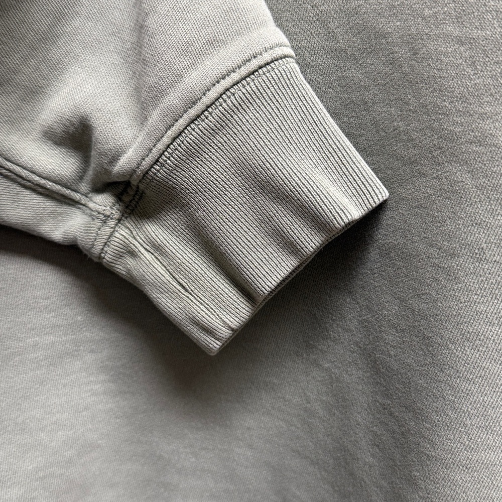 J. Crew Green Crewneck University terry "Peace" sweatshirt - Picture 3 of 5